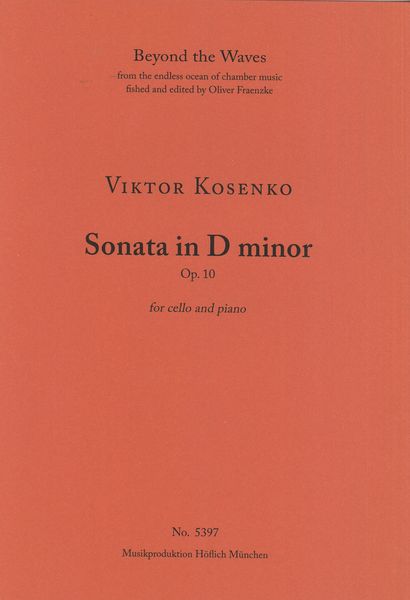 Kosenko: Sonata in D Minor, Op. 10