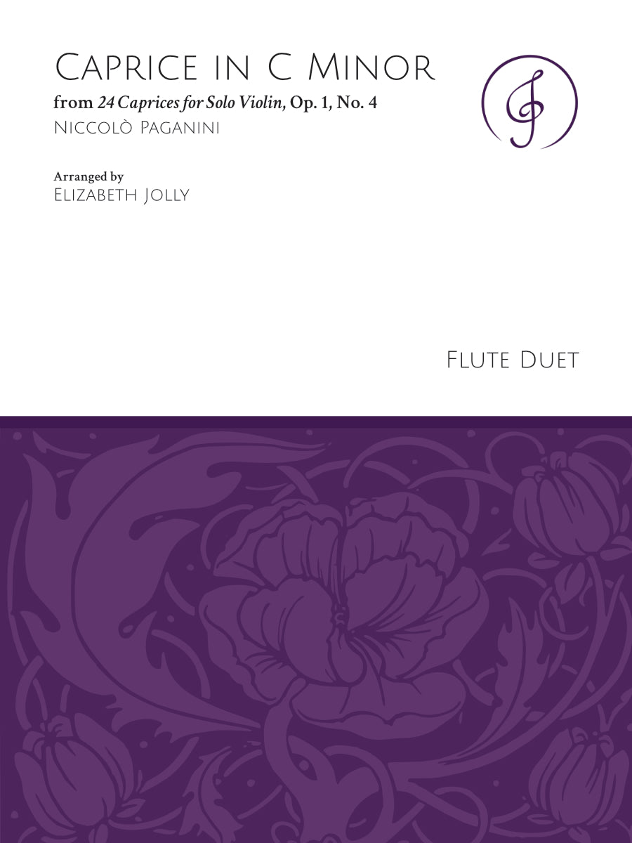 Paganini: Caprice in C Minor, Op. 1, No. 4 (arr. for 2 flutes)