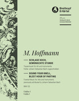 Hoffmann: Schlage doch, gewünschte Stunde, BWV 53