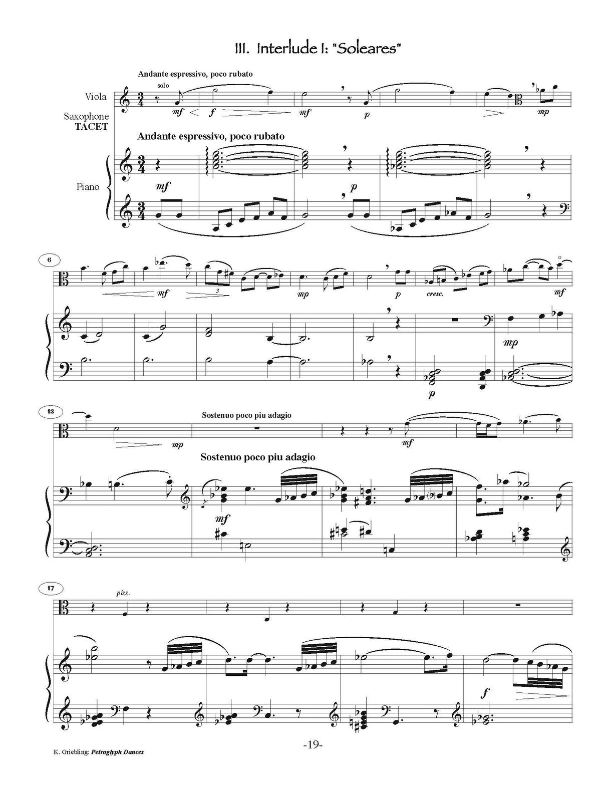 Griebling: Petroglyph Dances