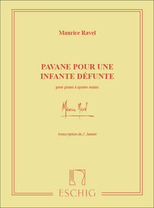 Ravel: Pavane pour une infante défunte (arr. for piano 4-hands)