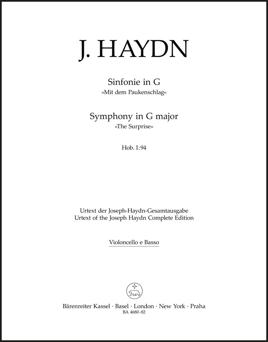 Haydn: Symphony No. 94 in G Major, Hob. I:94