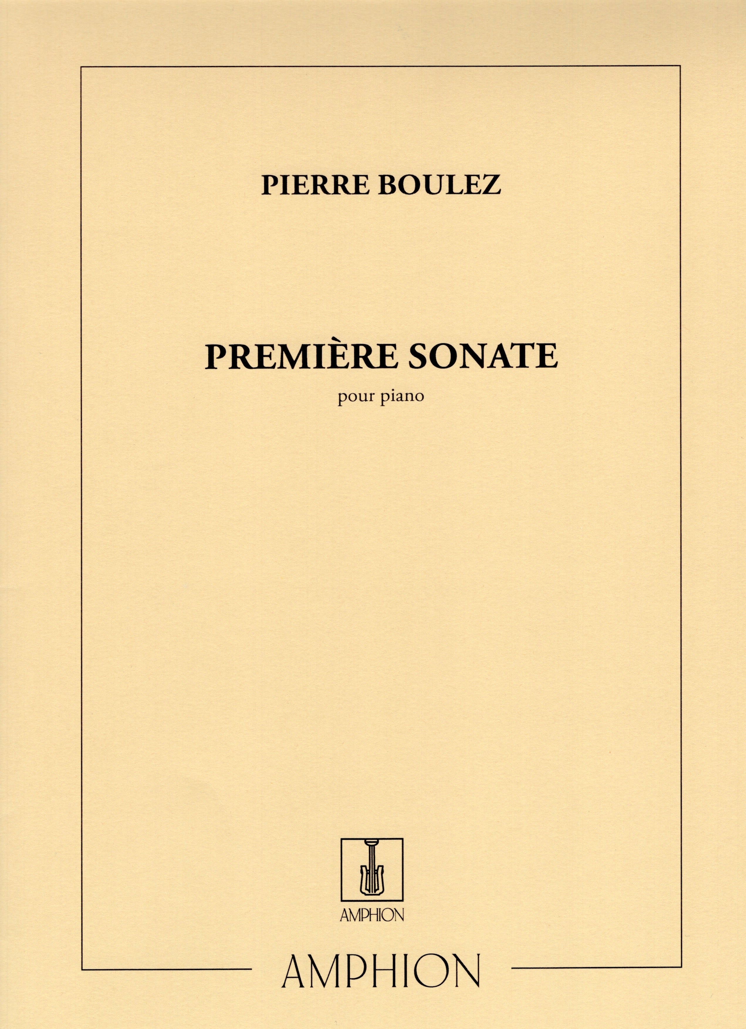 Boulez: Piano Sonata No. 1 – Ficks Music