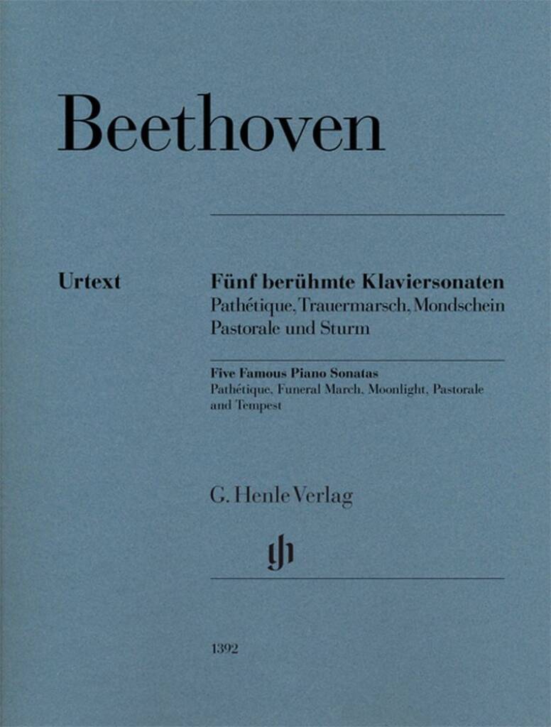 Beethoven: 5 Famous Piano Sonatas – Ficks Music