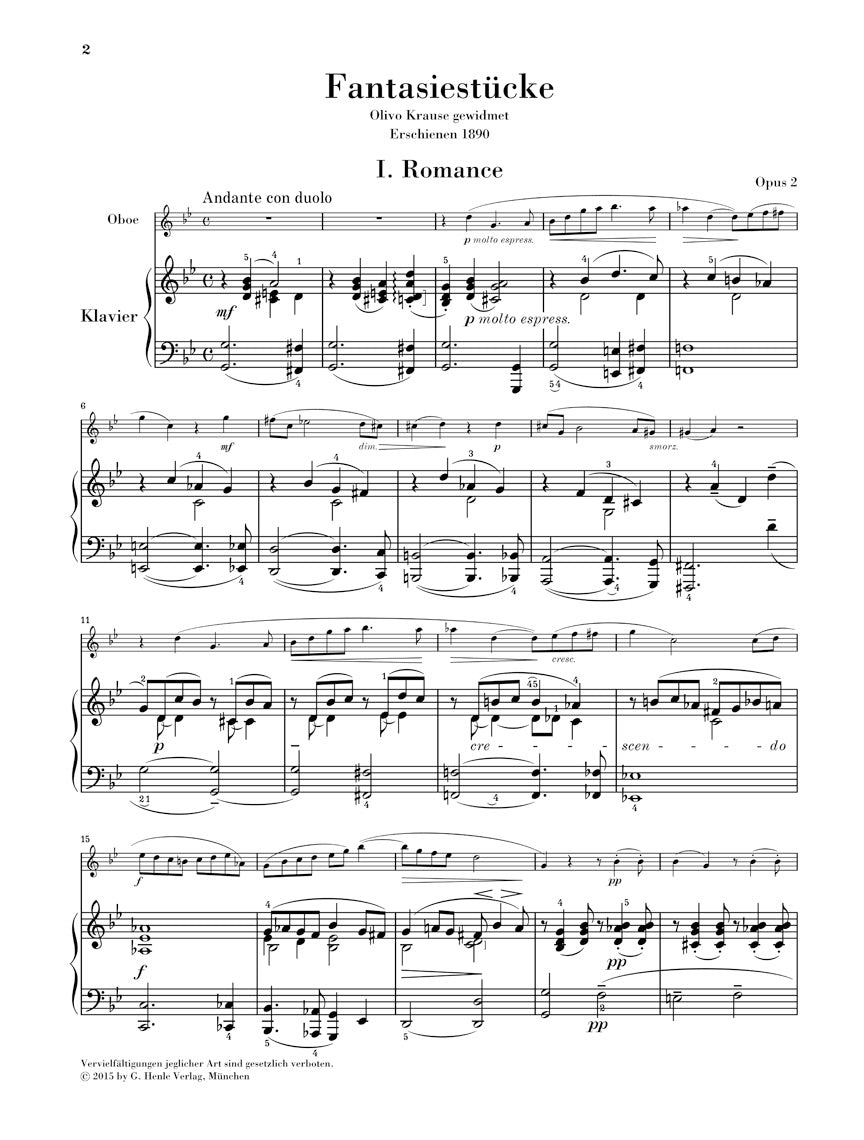 Nielsen: Fantasy Pieces, Op. 2