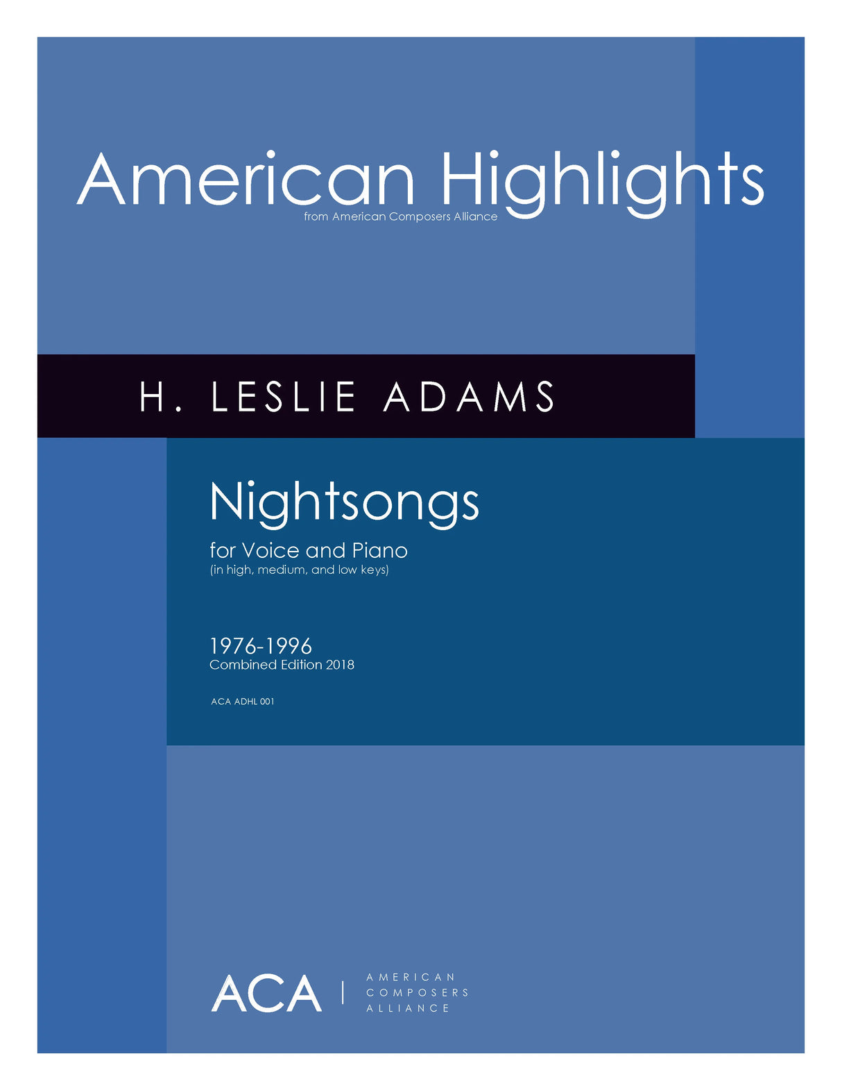 H.L. Adams: Nightsongs