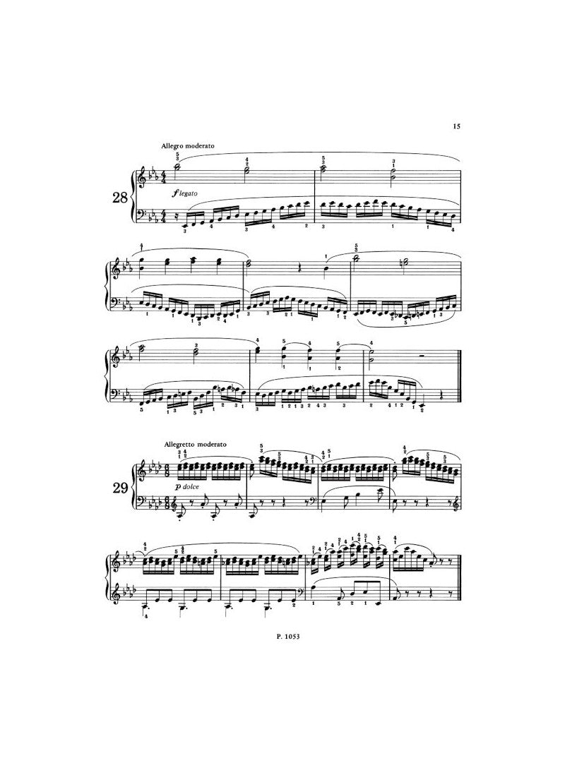 Czerny: 160 Eight-Measure Studies, Op. 821
