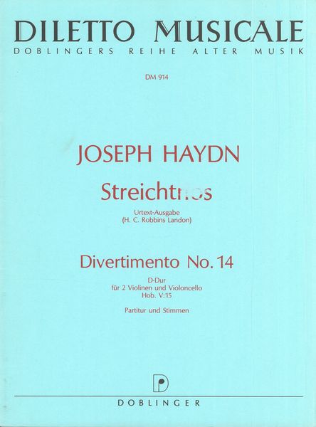 Haydn: Divertimento in D Major, Hob. V:15