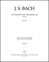 Bach: Der Geist hilft unser Schwachheit auf, BWV 226