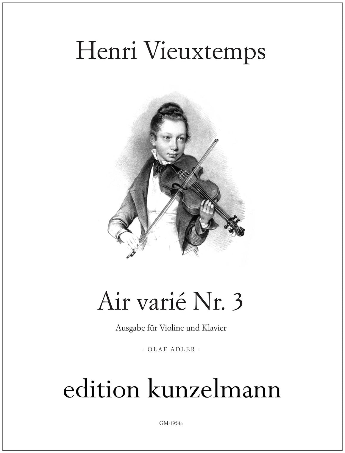 Vieuxtemps: Air varié No. 3