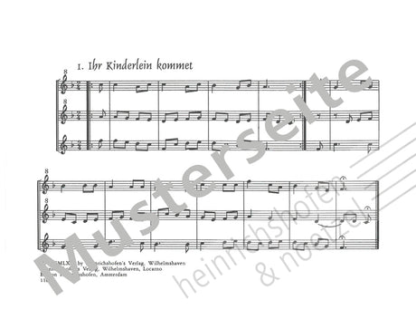 Three Recorders at Christmas