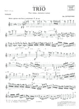 Gotkovsky: Trio for Violin, Clarinet and Piano