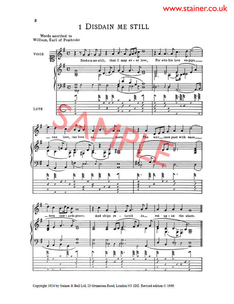 Dowland: A Pilgrimes Solace (1612) and Three Songs from A Musicall Banquet