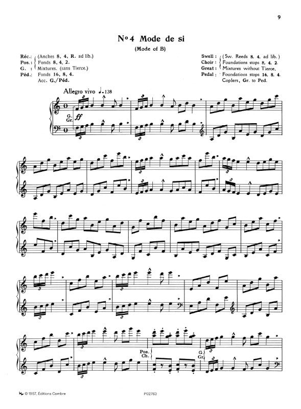 Langlais: 8 pièces modales, Op. 90