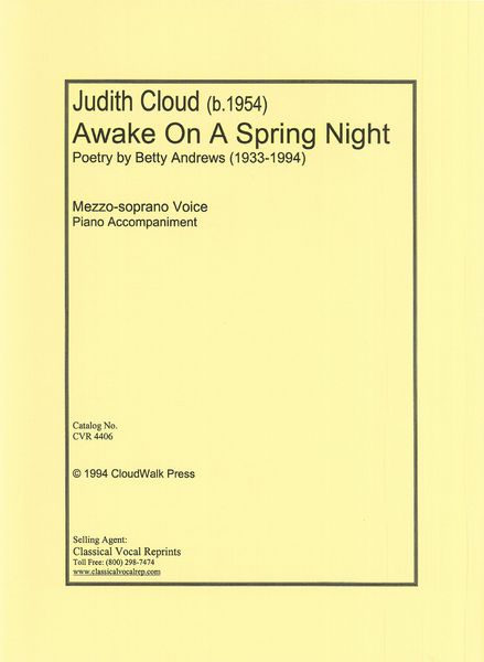 Cloud: Awake on a Spring Night