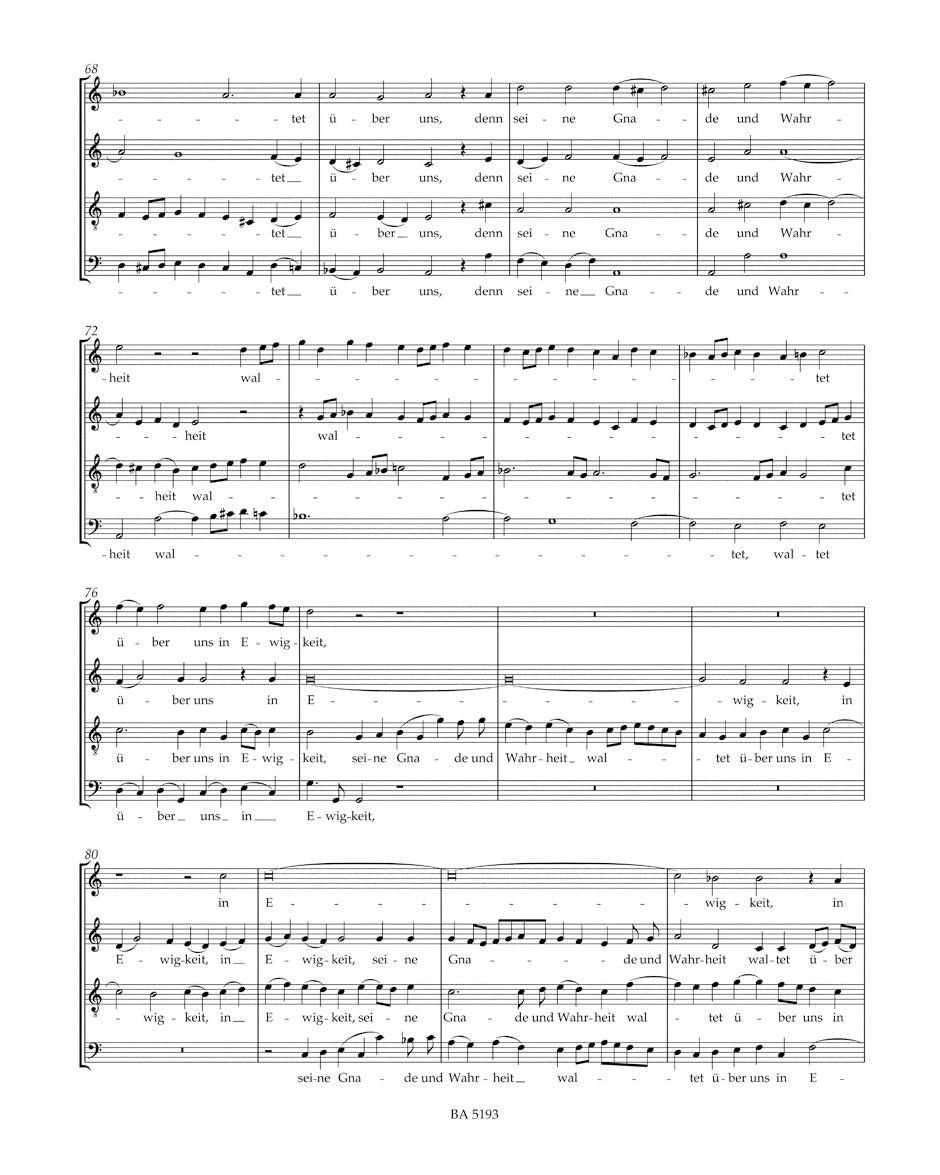 Bach: Lobet den Herrn, alle Heiden, BWV 230