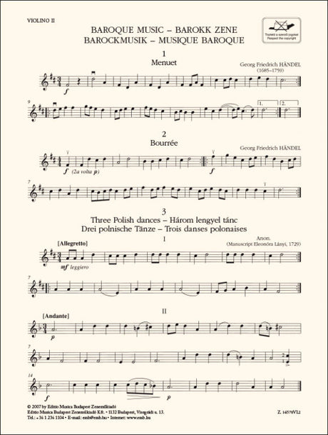 Baroque Music - Elementary Level