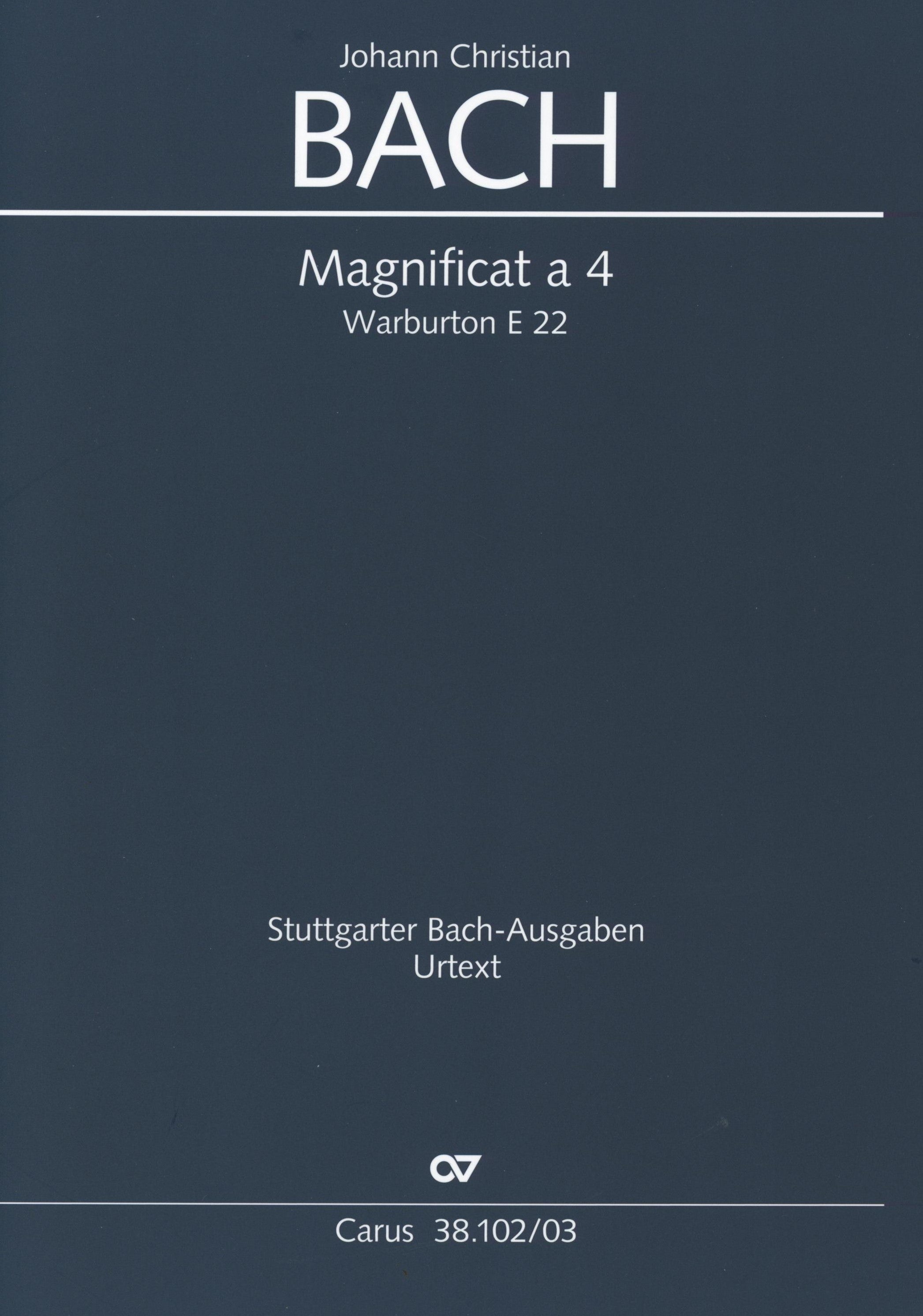 J.C. Bach: Magnificat a 4 in C Major, W E22 – Ficks Music
