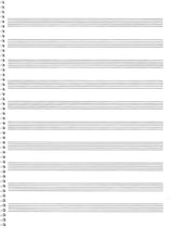 Passantino Manuscript Paper - 9" x 12"