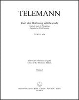 Telemann: Gott der Hoffnung erfülle euch, TWV 1:634