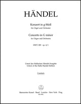 Handel: Organ Concerto in G Minor, HWV 289, Op. 4, No. 1