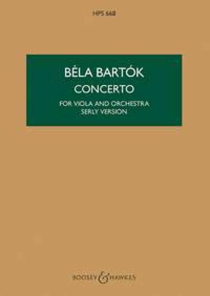 Bartók: Viola Concerto, Op. posth.