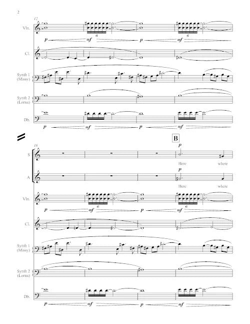 Mazzoli: Here Where Footprints Erase the Graves (arr. for chorus & ensemble)
