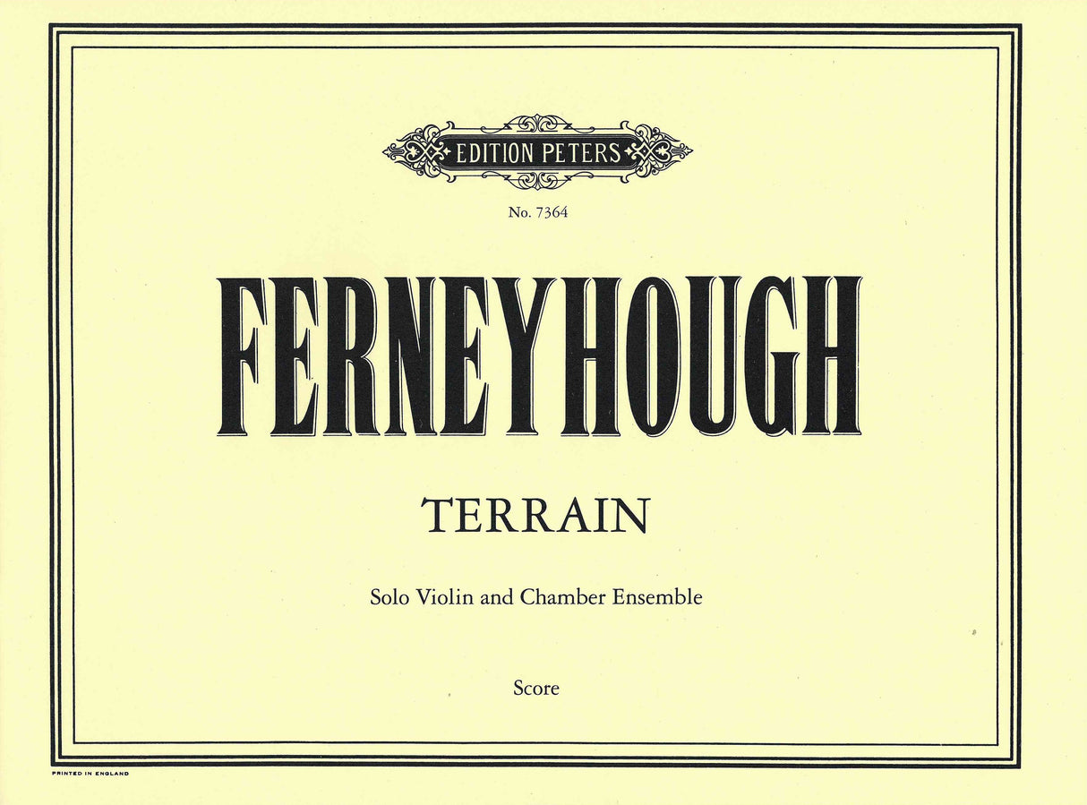 Ferneyhough: Terrain