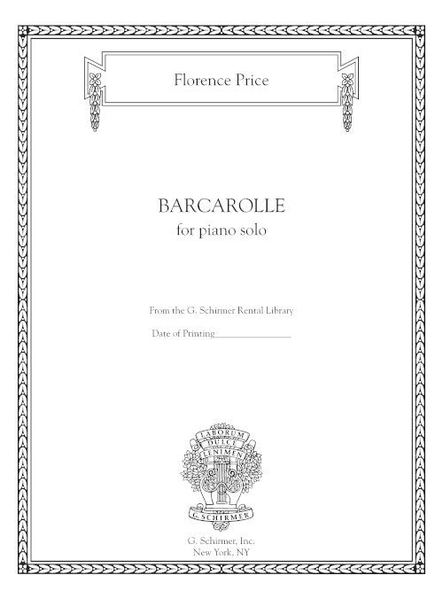 Price: Barcarolle