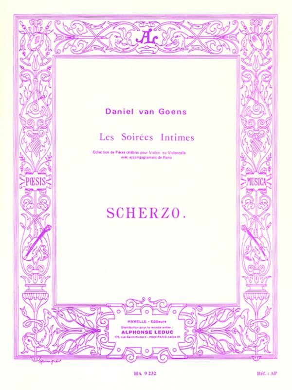 Goens: Scherzo, Op. 12, No. 2 – Ficks Music