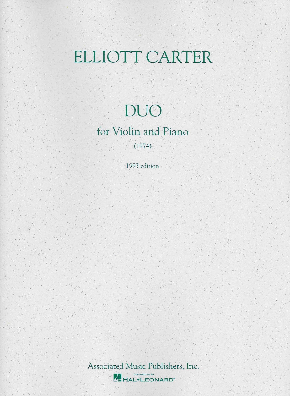 E. Carter: Duo