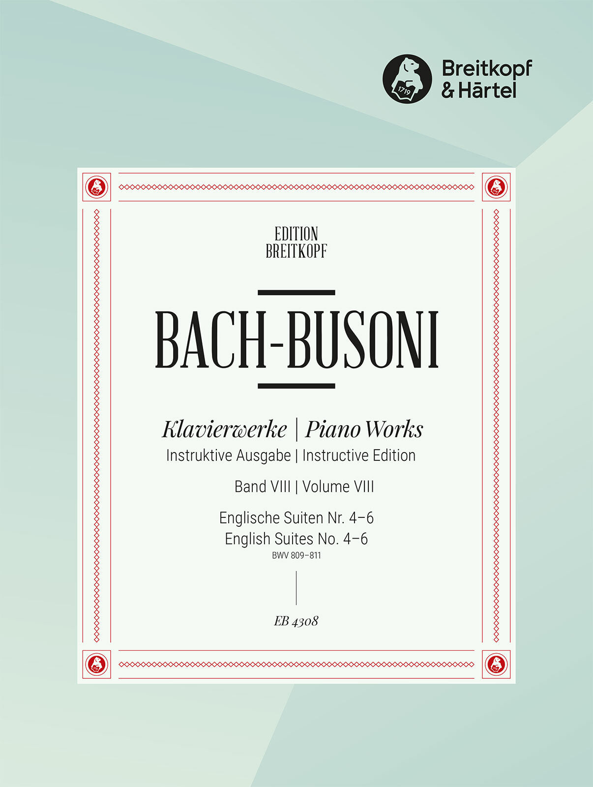 Bach: English Suites 4-6, BWV 809-811 – Ficks Music