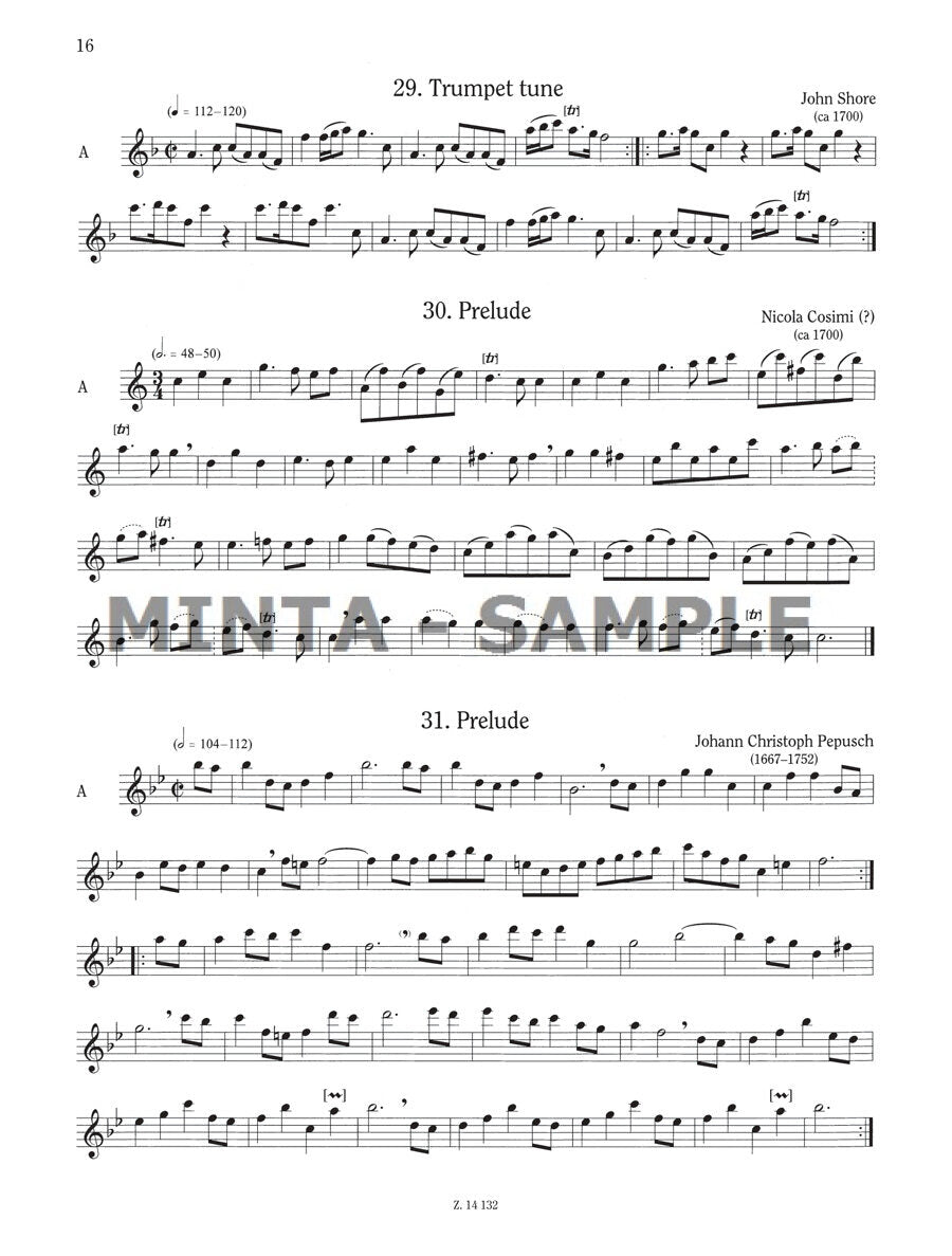 Repertoire for Music Schools - Recorder Volume 1a