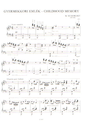 Mussorgsky: Album for Piano