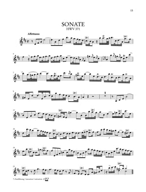 Handel: Sonatas for Violin and Basso Continuo