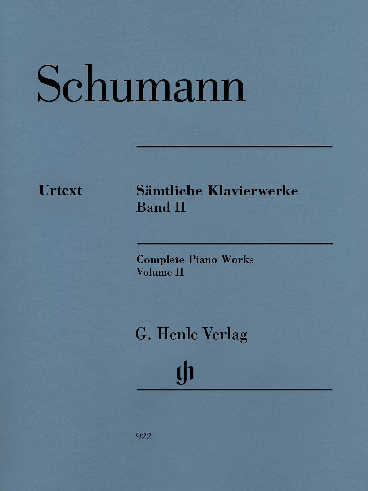 Schumann: Complete Piano Works - Volume 2 – Ficks Music