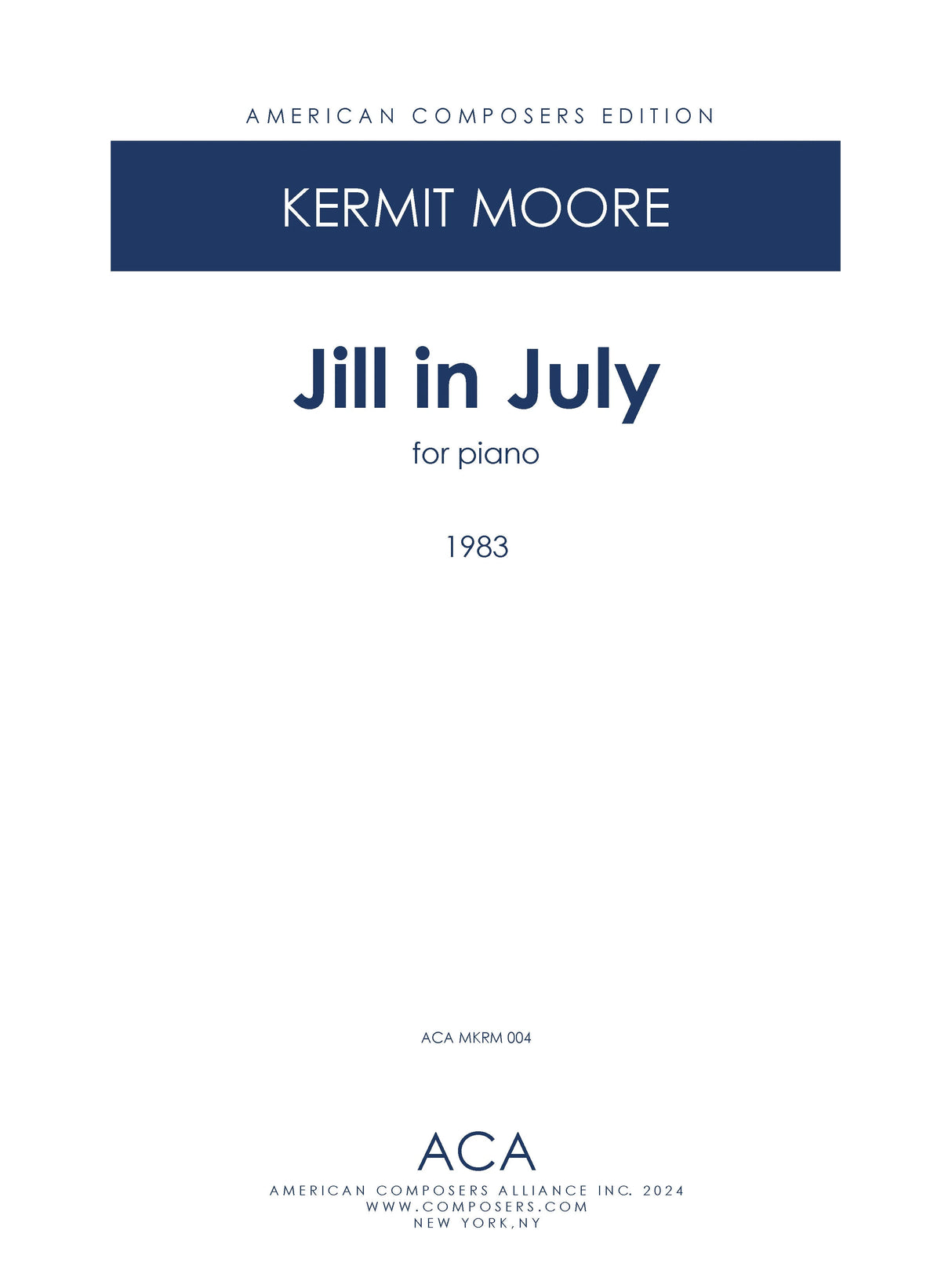 Moore: Jill in July