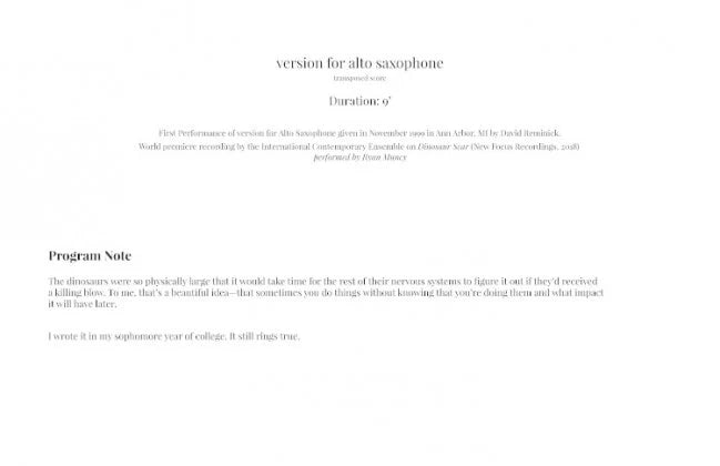 Du Yun: Dinosaur Scar