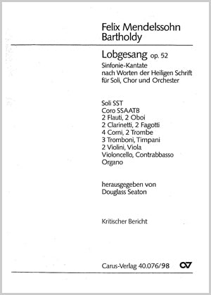 Mendelssohn: Lobgesang, MWV A 18, Op. 52