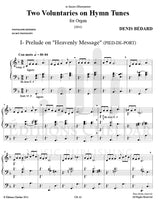Bédard: 2 Voluntaries on Hymn Tunes