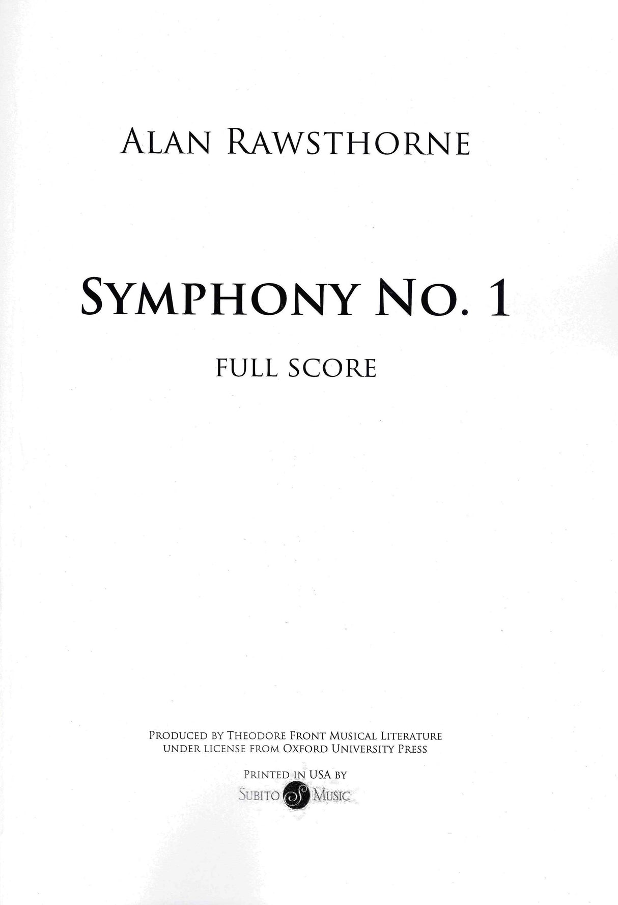 Rawsthorne: Symphony No. 1