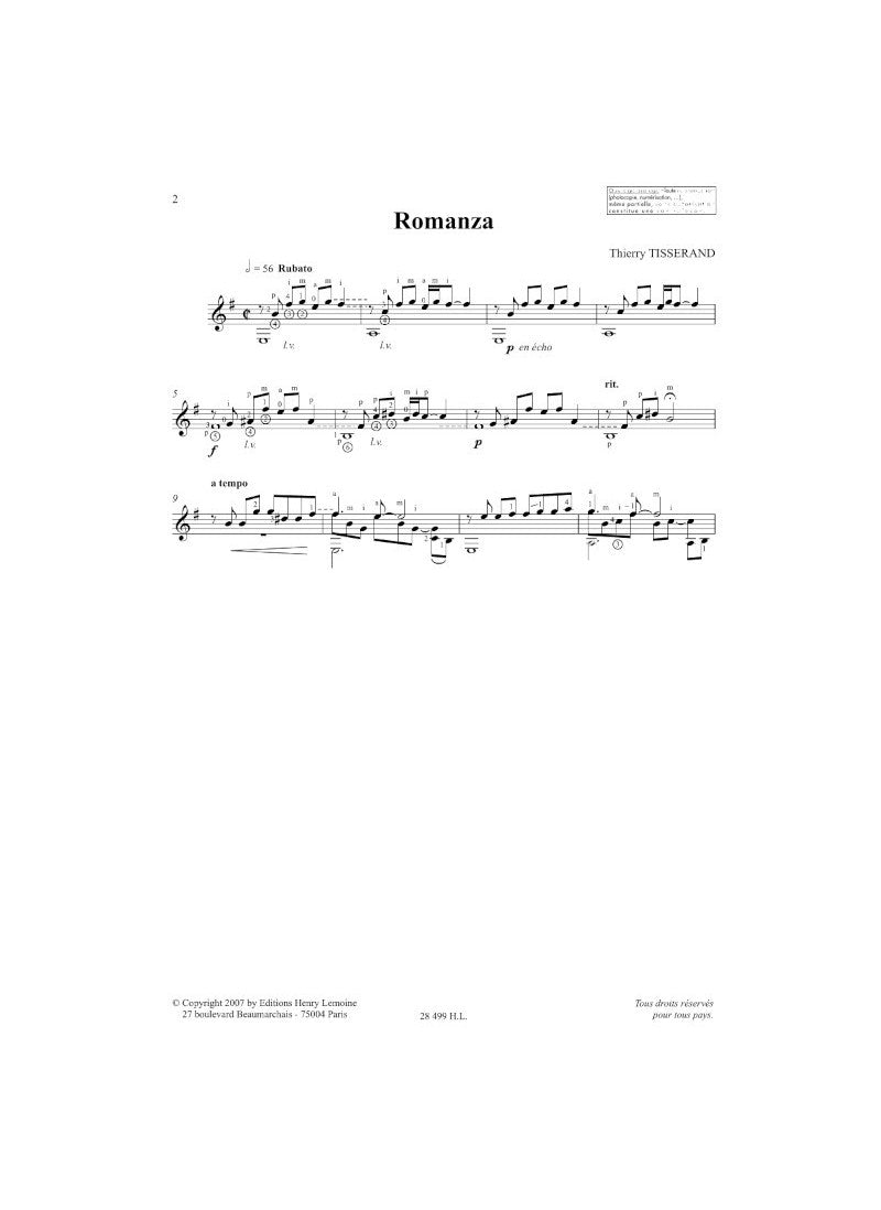 Tisserand: Couleurs latines