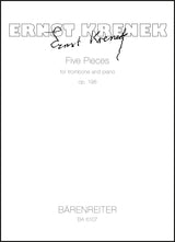 Krenek: Five Pieces, Op. 198