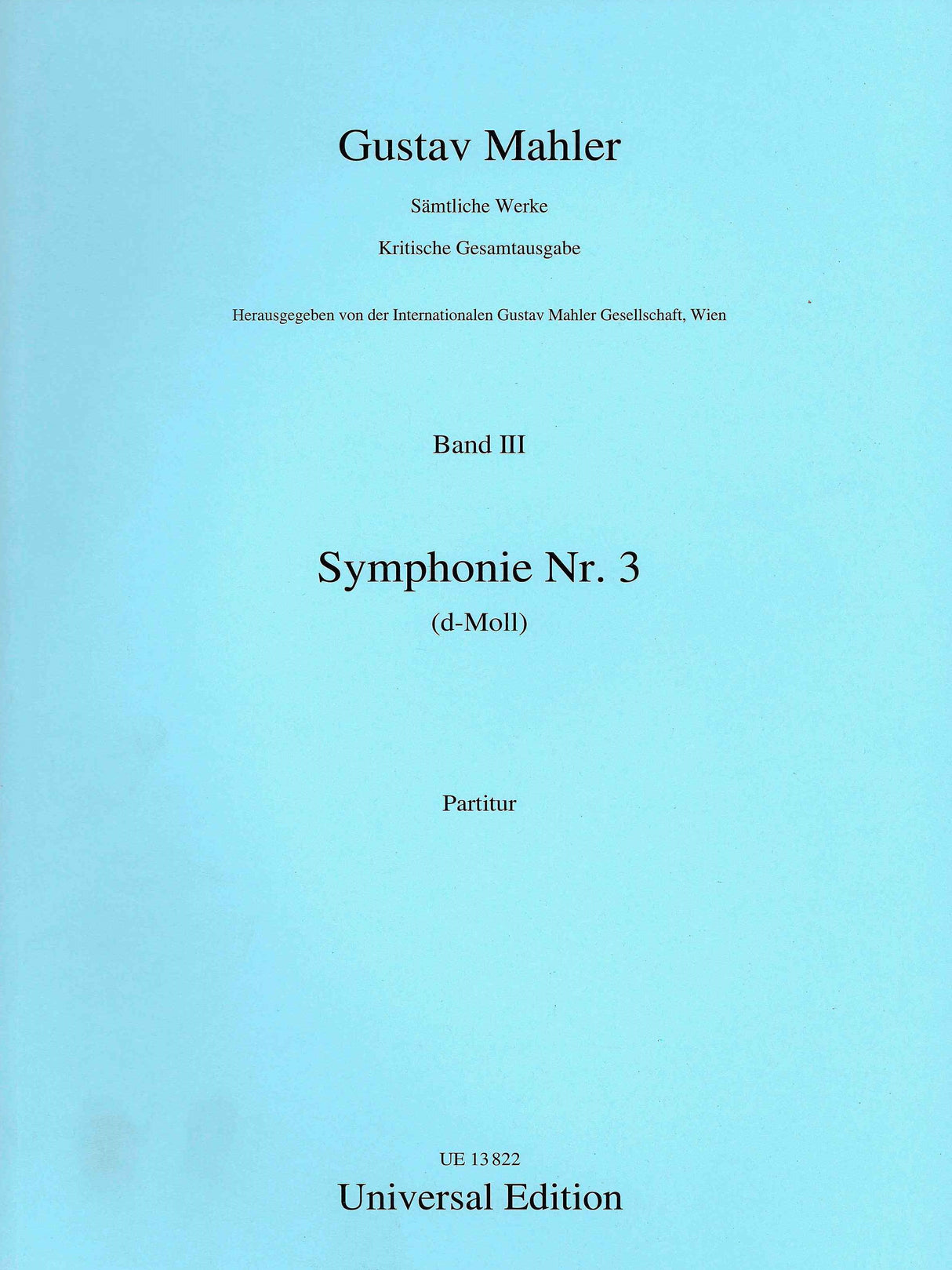 Mahler: Symphony No. 3 in D Minor