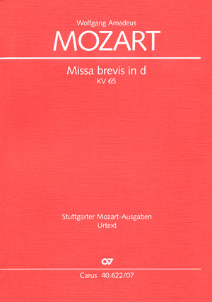 Mozart: Missa brevis in D Minor, K. 65 (61a)