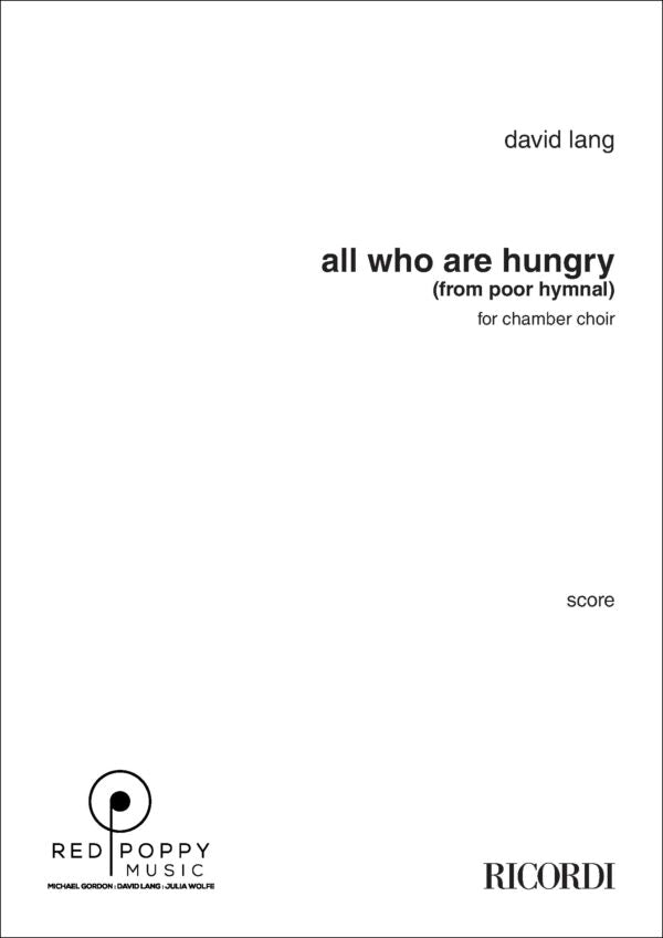 Lang: All Who Are Hungry
