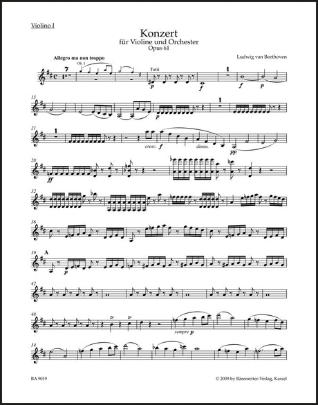 Beethoven: Violin Concerto in D Major, Op. 61