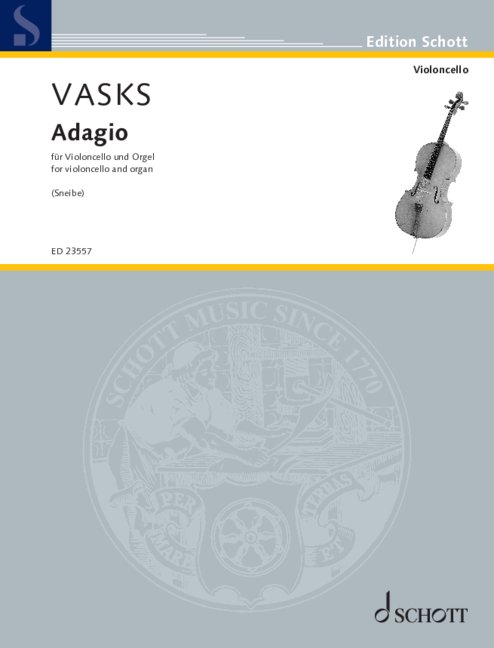 Vasks: Adagio from Concerto No. 2 (arr. for cello & organ)