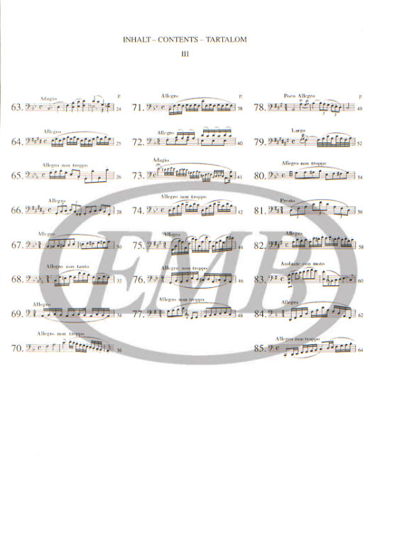Dotzauer: 113 Cello Excercises - Volume 3 (Nos. 63-85)