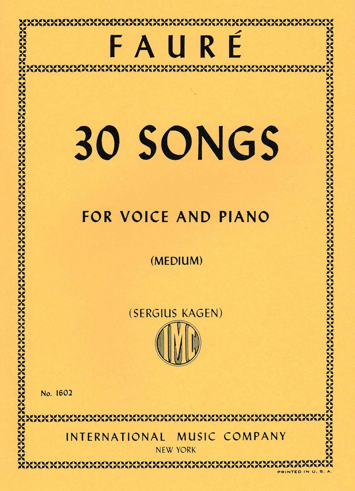 Fauré: 30 Songs